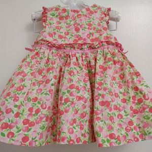 Baby dress with cherry pattern size 6M